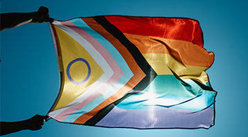 Intersex progress LGBTQ flag