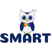 "SMART" with a cartoon owl wearing a bowtie